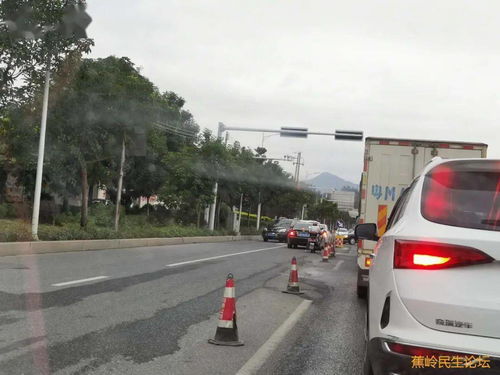 蕉嶺某檢測(cè)站門(mén)口車(chē)輛逆行成隱患，折射監(jiān)管與規(guī)劃難題